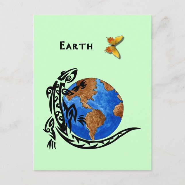 Animal Earth Postcard (Front)