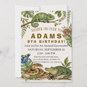 Animal Encounter Party Invitation