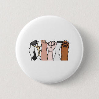 Animal Equality Fists 6 Cm Round Badge