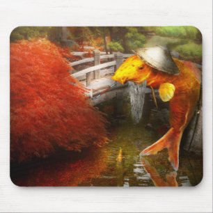 Animal - Fish - The wandering Samurai Mouse Pad