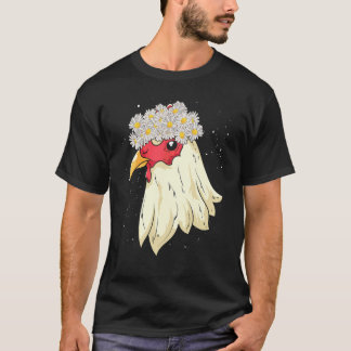 Animal   Floral Farm Animal Daisy Flower Farmer Ch T-Shirt