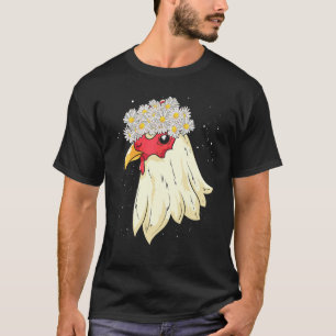 Animal Floral Farm Animal Daisy Flower Farmer Ch T-Shirt