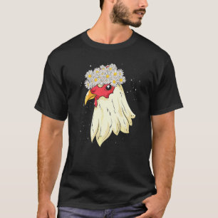 Animal Floral Farm Animal Daisy Flower Farmer Chi T-Shirt