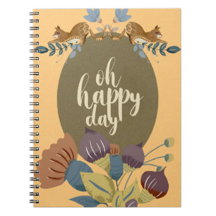 Animal Folk Art  Notebook