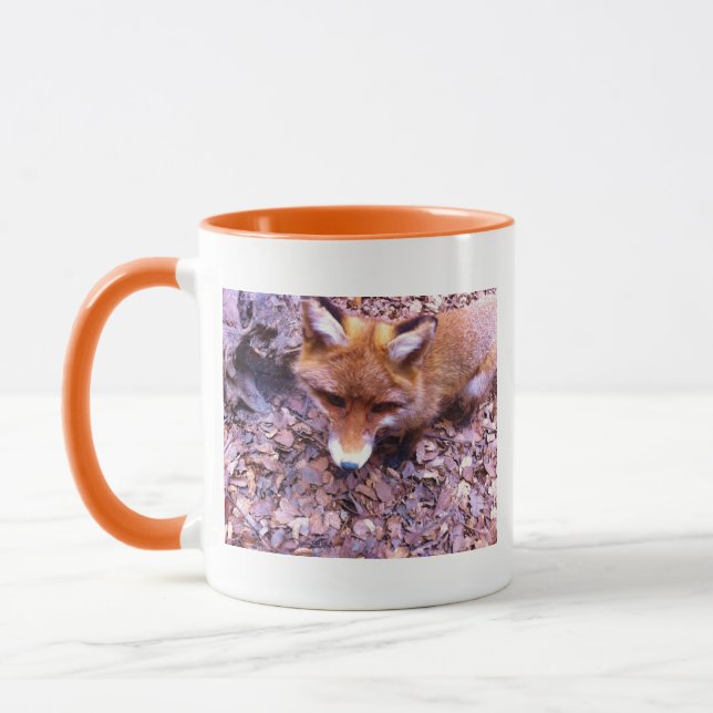 Animal Fox Forest Office Party Shower Digital Art Mug (Left)