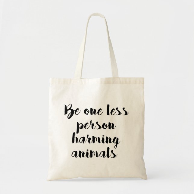 Animal Friendly Tote Bag (Front)