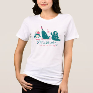 Animal Friends - Bye Buddy Hope You Find Your Dad Tri-Blend Shirt