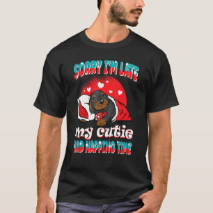 Animal Friends Puppy Ladybird Sorry I Am Late Wood T-Shirt