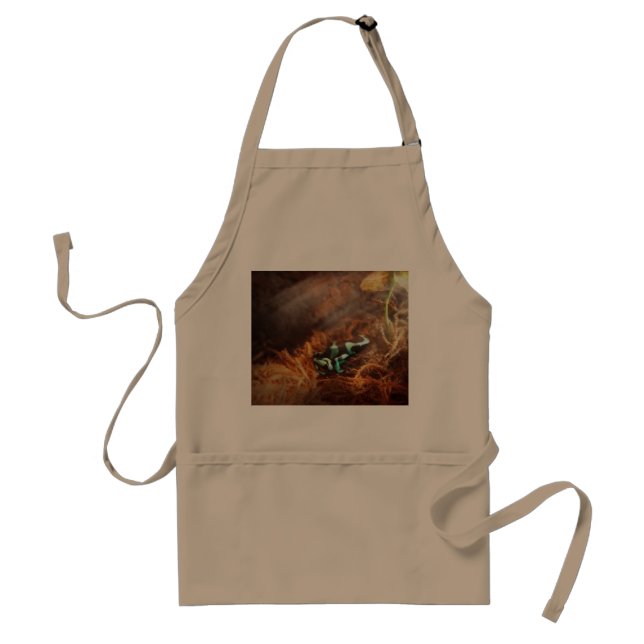 Animal - Frog - Lick the green frog Standard Apron (Front)