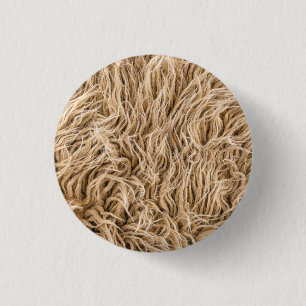 Animal fur 3 cm round badge