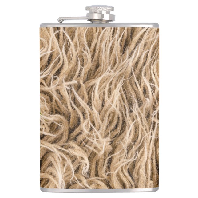 Animal fur hip flask (Front)