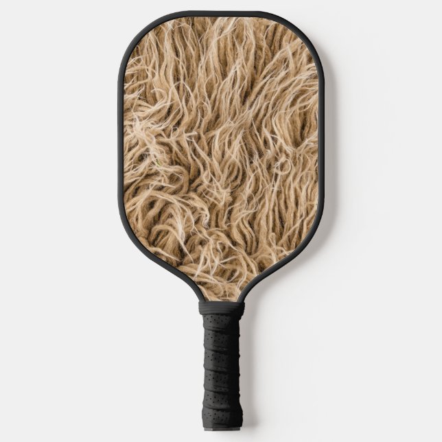 Animal fur pickleball paddle (Front)