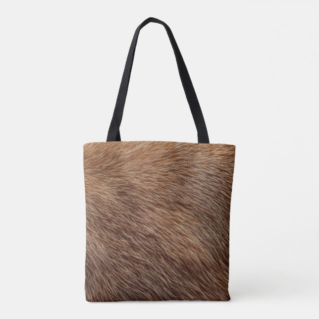 Animal Fur Tote Bag (Back)