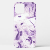 Animal Geometric Textured. Lavender Cross Lines. L