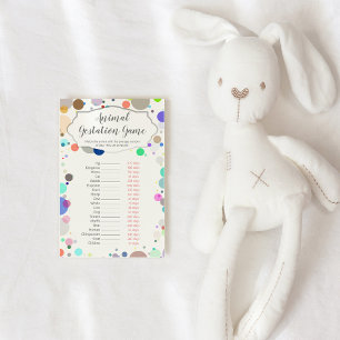 Animal Gestation Baby Shower Game   Answers