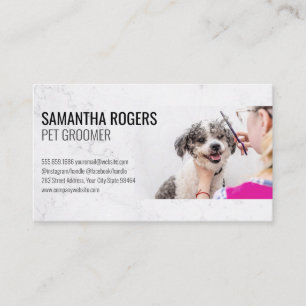Animal Groomer   Dog Grooming Appointment Card