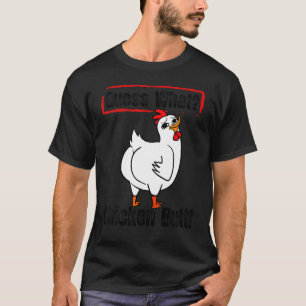 Animal Guess What Chicken Butt Cute Chickens Buffs T-Shirt
