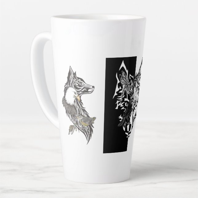 Animal Guides Latte Mug (Left Angle)