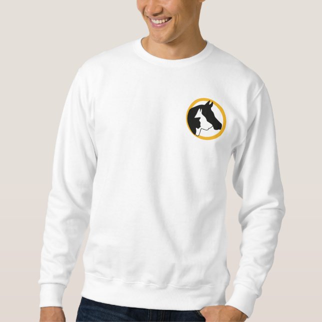 Animal Healing Now Men's Sweatshirt (Front)