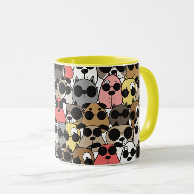 Animal Illustration Mug (Front Right)
