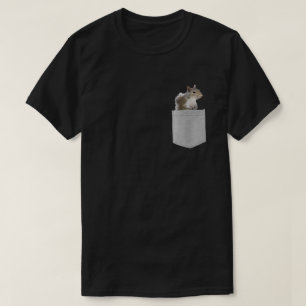 Animal In Your Pocket American Grey Squirrel Long T-Shirt