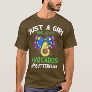 Animal Insect Just A Girl Who Loves Avocados And B T-Shirt