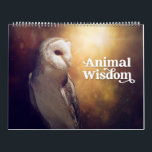Animal Inspirational Calendar<br><div class="desc">Be inspired every month of the year with this delightful calendar full of beautiful animals. Each month features a different animal or bird with a motivational or inspirational quote. Each page is a unique artwork.</div>