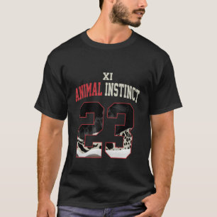 Animal Instinct 11s Sneaker Match Tees Number 23 T