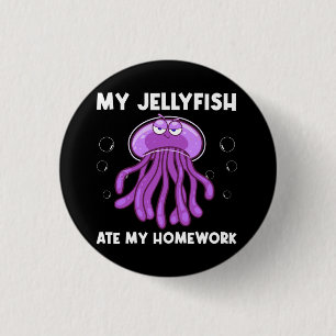 Animal Jellyfish Lover 3 Cm Round Badge