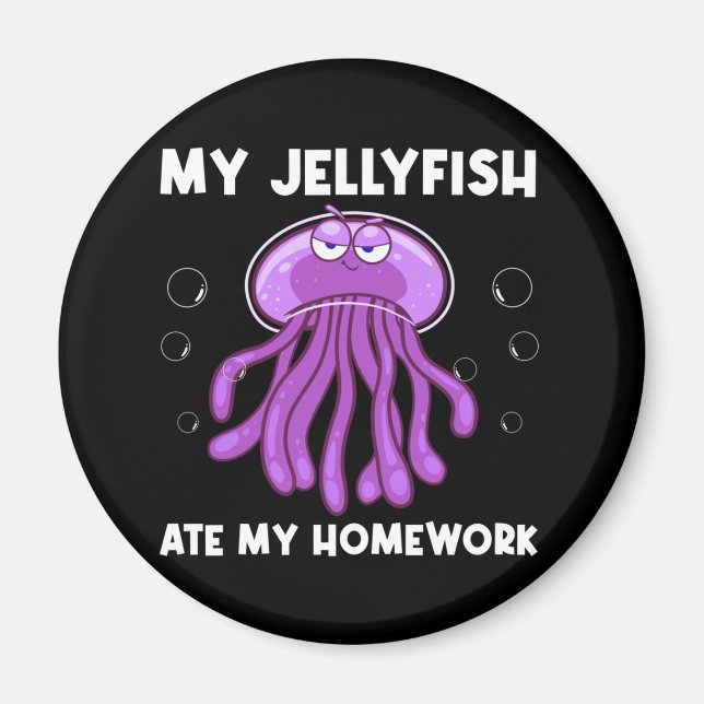 Animal Jellyfish Lover Magnet (Front)