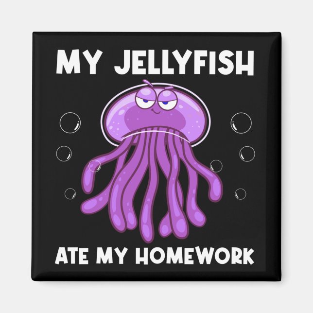 Animal Jellyfish Lover Magnet (Front)
