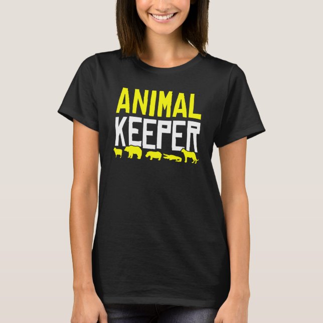 Animal Keeper Idea Animal Shelter Keeper Animal 2 T-Shirt (Front)