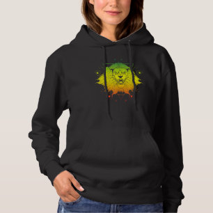 Animal King Sacred Geometry Africa Safari Lion Hoodie