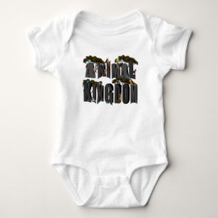Animal Kingdom Picture Logo With Wildlife, Baby Bodysuit