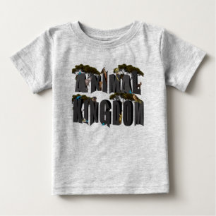 Animal Kingdom Picture Logo With Wildlife,  Baby T-Shirt