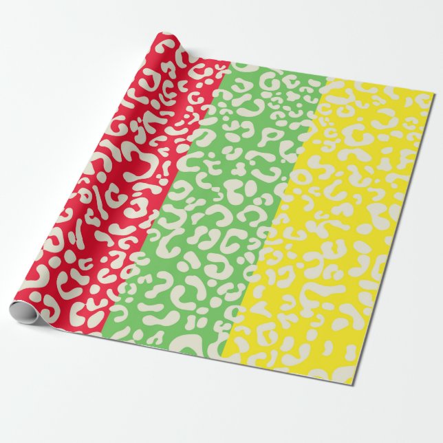 Animal leopard pattern Wrapping Paper (Unrolled)