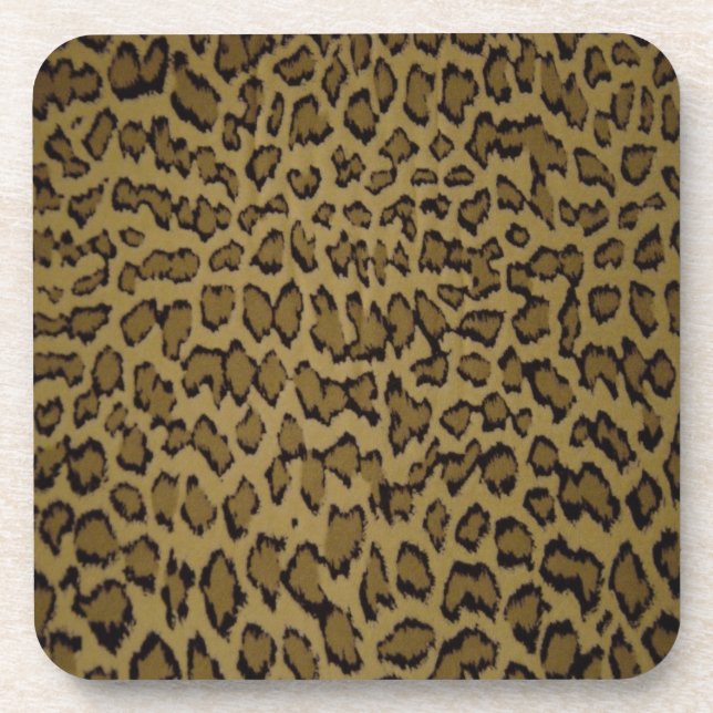 ANIMAL LEOPARD PRINT COASTER (Front)