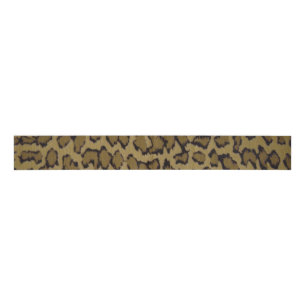 ANIMAL LEOPARD PRINT GROSGRAIN RIBBON
