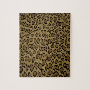 ANIMAL LEOPARD PRINT JIGSAW PUZZLE
