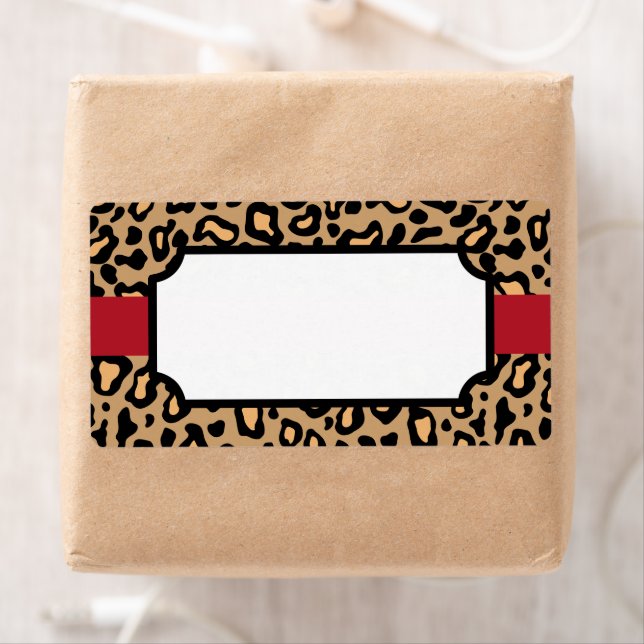 Animal Leopard Print Labels (Insitu)