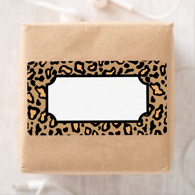 Animal Leopard Print Labels (Insitu)