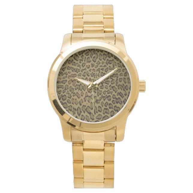 ANIMAL LEOPARD PRINT WATCH (Front)