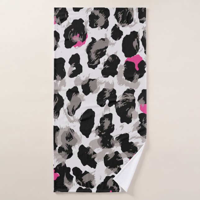 Animal, leopard texture backgroundabstract,africa, bath towel (Bath Towel)