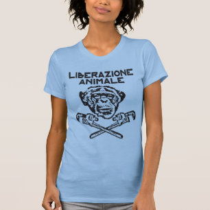 Animal Liberation t-shirt black Italiano