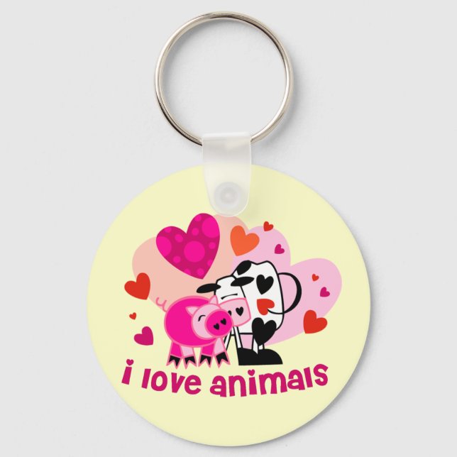 Animal Love Key Ring (Front)