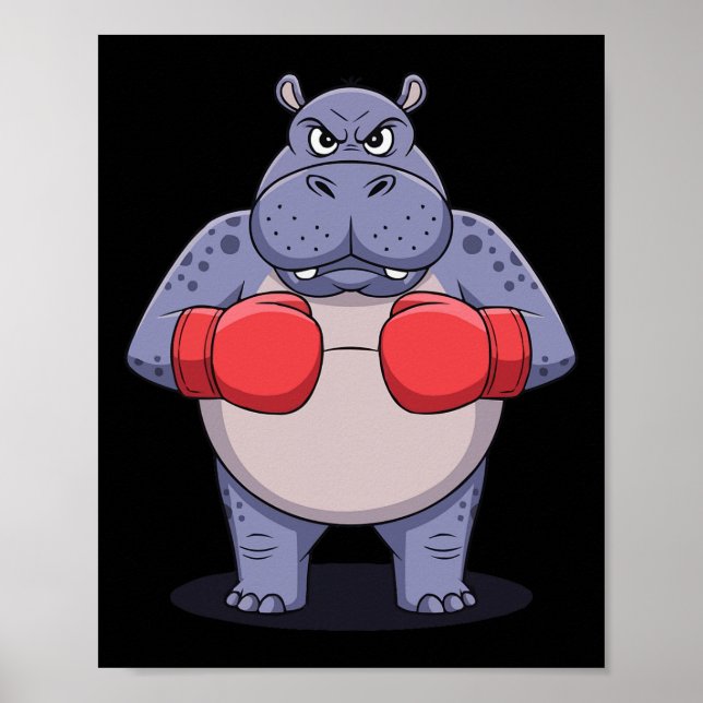 Animal Lover Boxing Match Sport Fighting Boxer 2  Poster (Front)