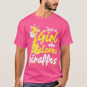 Animal Lover Gift Idea Africa Animals Love Giraffe T-Shirt