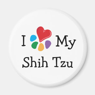 Animal Lover_I Heart My Shih Tzu Magnet