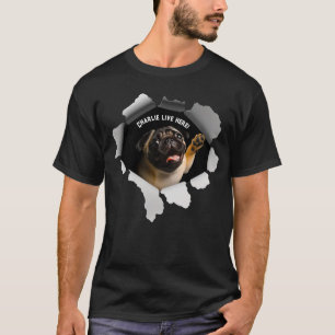 Animal Lover Paper Tone Pug Life Gift T-Shirt