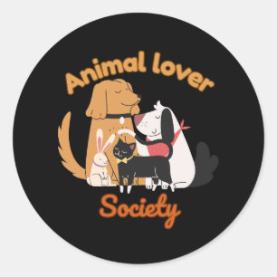 Animal Lover Society for Pet lover sticker